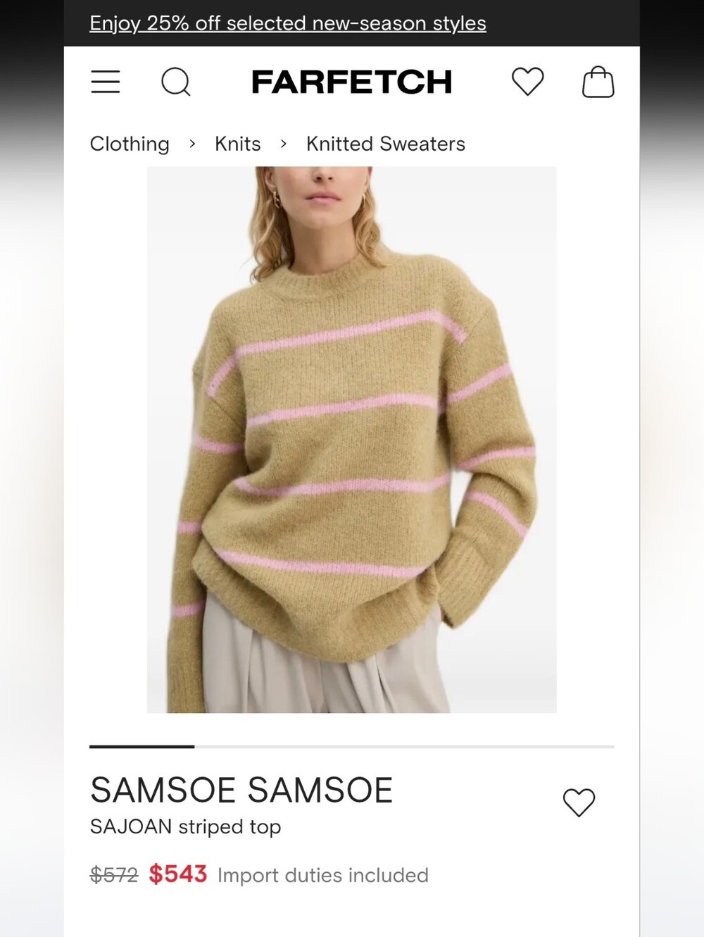 Samsøe Samsøe Alpaca Blend Crewneck Sweater